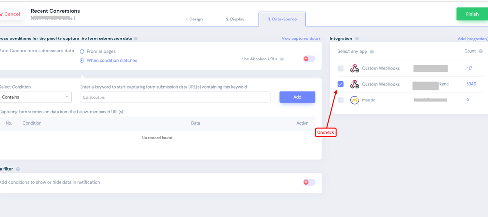 how-to-delete-data-source-or-integration-from-wisernotify